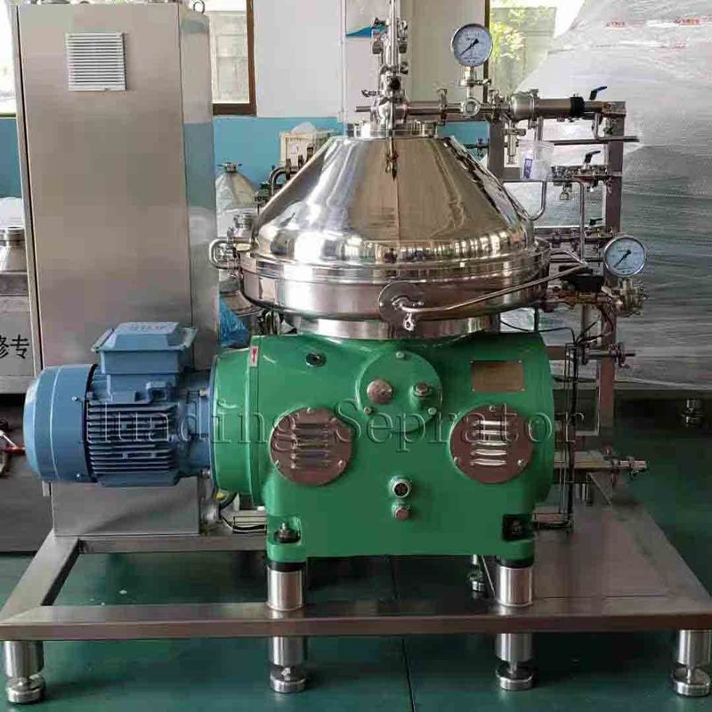 Low Oxygen Content Vertical Yeast Centrifugal Separator 300l Waste Oil