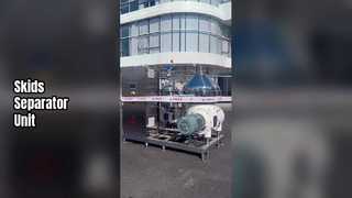 What does the centrifuge unit skids look like？