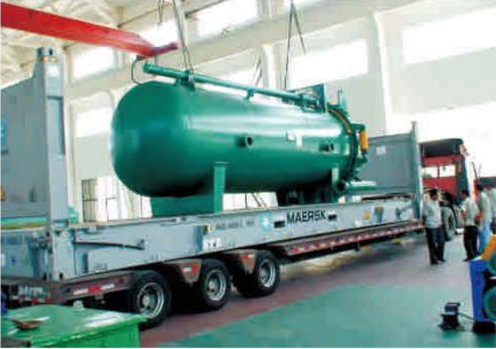 Quality  Green 900mm Pressure Leaf Filter WYB Horizontal Leaf Filter factory