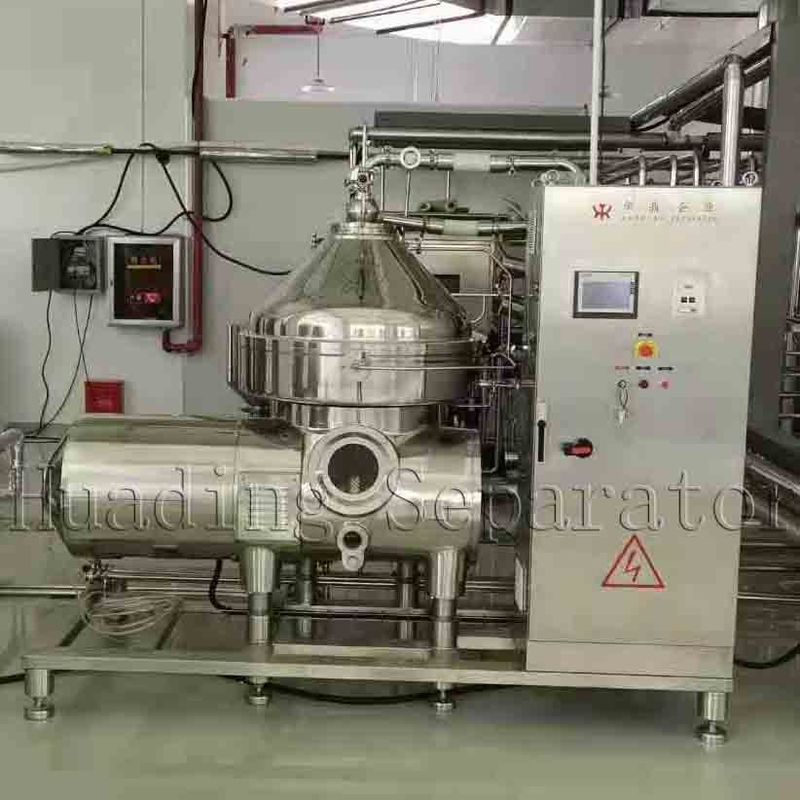 Low Oxygen Content Vertical Yeast Centrifugal Separator 300l Waste Oil