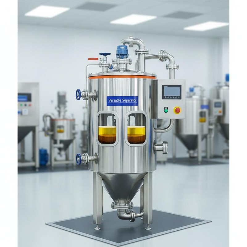 Versatile Biodiesel Separator Designed for Solid Liquid Liquid ...
